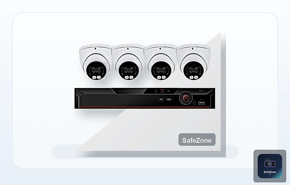 4-Camera Color Night-Vision Eyeball System