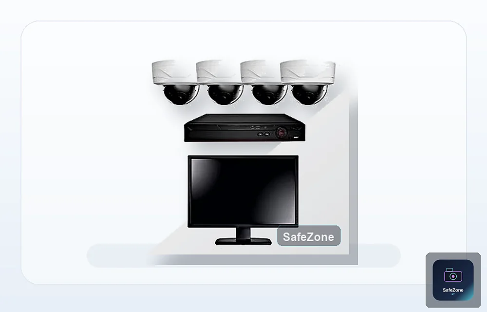 4-Camera 4K Long-Range Dome System