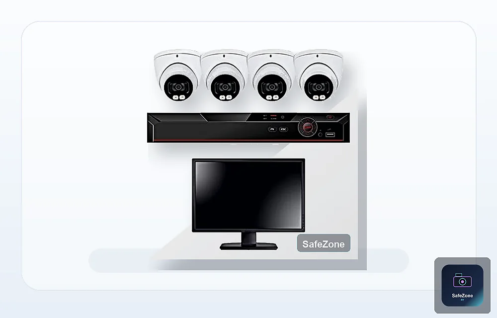 4-Camera 5MP Dome System